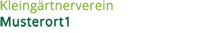 Kleingärtnerverein Musterort1 Schulung logo
